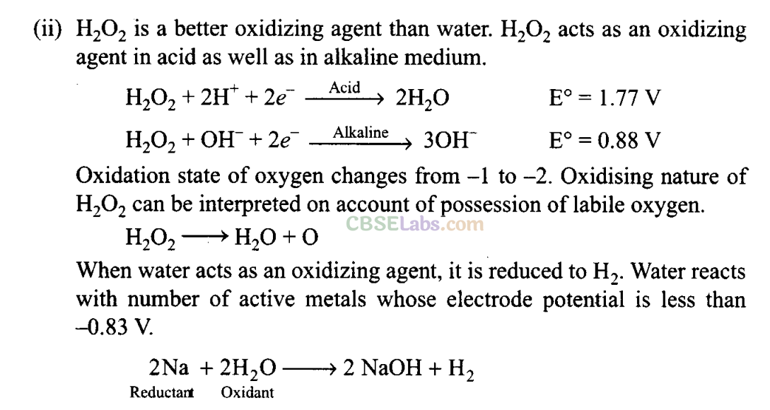 NCERT Exemplar Class 11 Chemistry Chapter 9 Hydrogen-18
