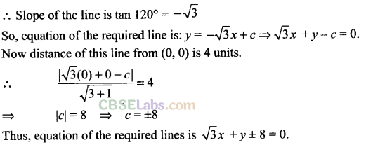 NCERT Exemplar Class 11 Maths Chapter 10 Straight Lines-7