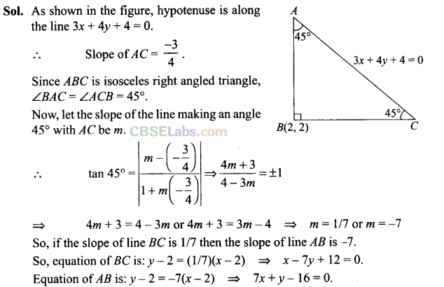 NCERT Exemplar Class 11 Maths Chapter 10 Straight Lines-8