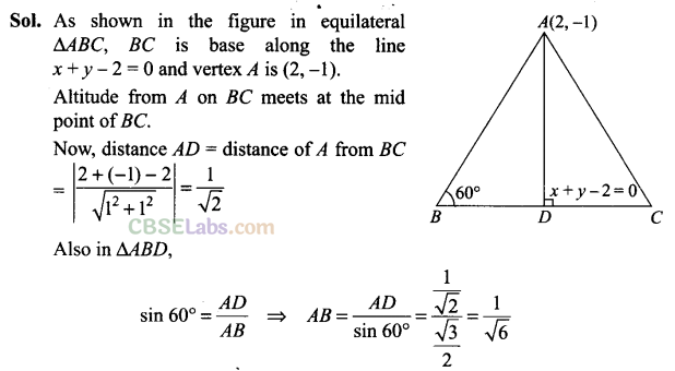 NCERT Exemplar Class 11 Maths Chapter 10 Straight Lines-9
