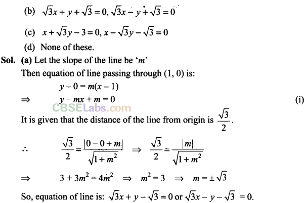 NCERT Exemplar Class 11 Maths Chapter 10 Straight Lines-27