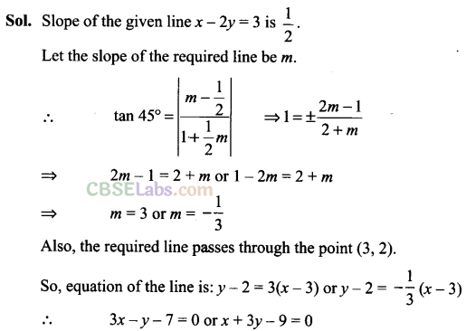 NCERT Exemplar Class 11 Maths Chapter 10 Straight Lines-40