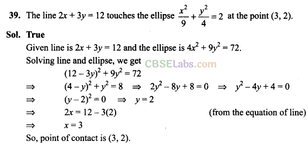 NCERT Exemplar Class 11 Maths Chapter 11 Conic Sections-23