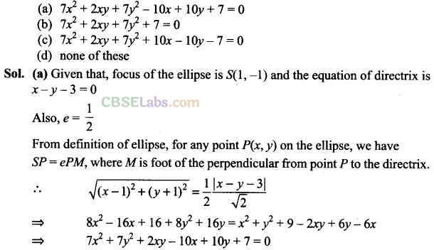 NCERT Exemplar Class 11 Maths Chapter 11 Conic Sections-39
