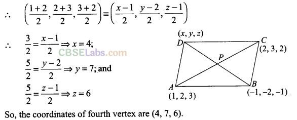 NCERT Exemplar Class 11 Maths Chapter 12 Introduction to Three Dimensional Geometry-13