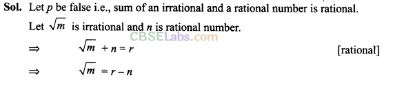 NCERT Exemplar Class 11 Maths Chapter 14 Mathematical Reasoning-2