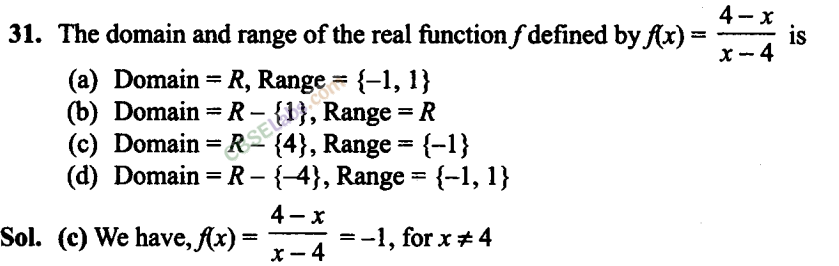 NCERT Exemplar Class 11 Maths Chapter 2 Relations and Functions-26