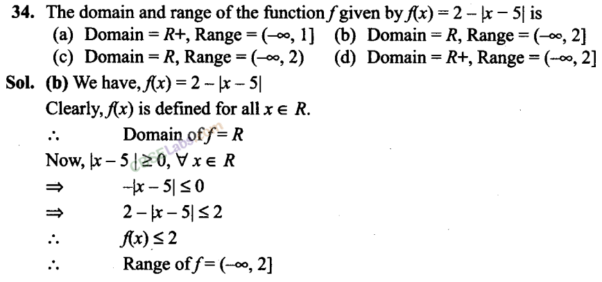 NCERT Exemplar Class 11 Maths Chapter 2 Relations and Functions-29