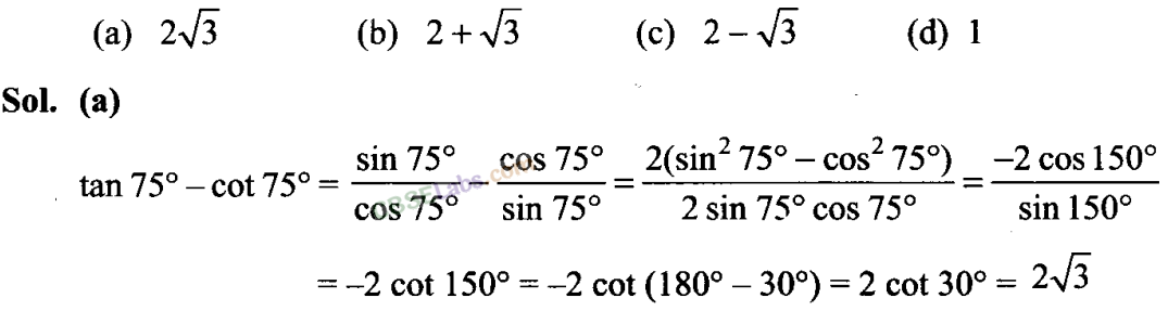 NCERT Exemplar Class 11 Maths Chapter 3 Trigonometric Functions-14
