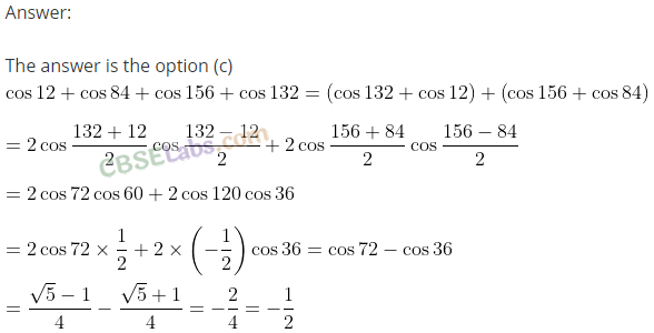 NCERT Exemplar Class 11 Maths Chapter 3 Trigonometric Functions-18