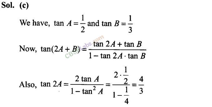 NCERT Exemplar Class 11 Maths Chapter 3 Trigonometric Functions-19