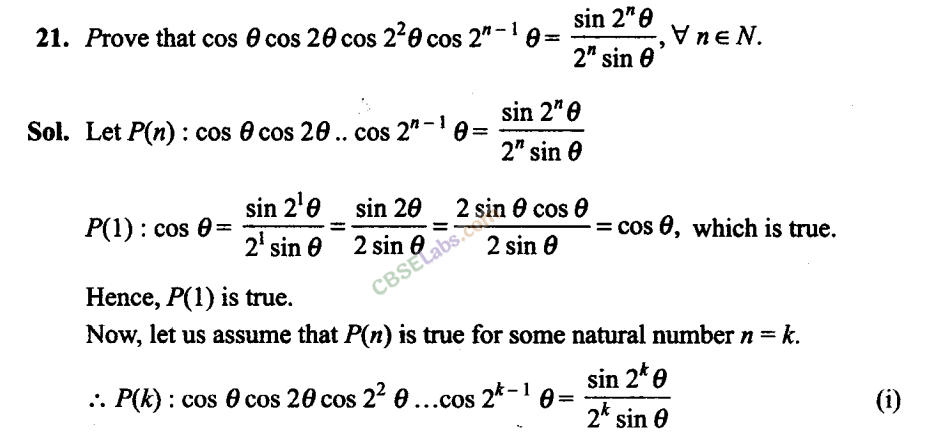 NCERT Exemplar Class 11 Maths Chapter 4 Principle of Mathematical Induction-14