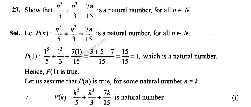NCERT Exemplar Class 11 Maths Chapter 4 Principle of Mathematical Induction-20