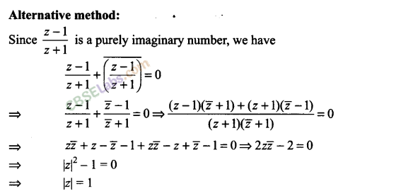 NCERT Exemplar Class 11 Maths Chapter 5 Complex Numbers and Quadratic Equations-11