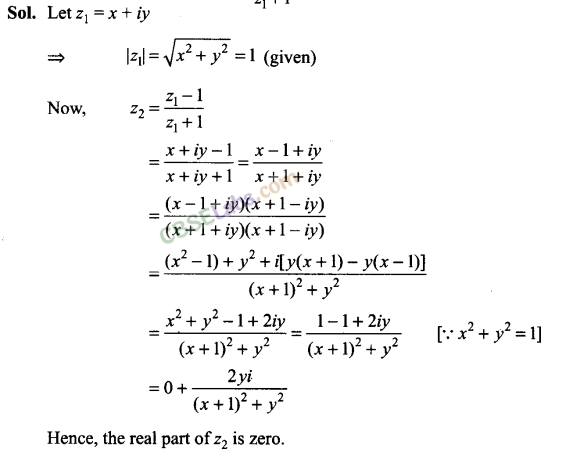 NCERT Exemplar Class 11 Maths Chapter 5 Complex Numbers and Quadratic Equations-13