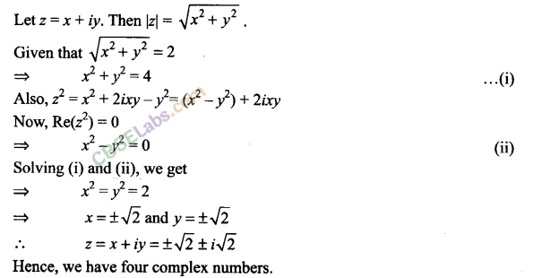 NCERT Exemplar Class 11 Maths Chapter 5 Complex Numbers and Quadratic Equations-19