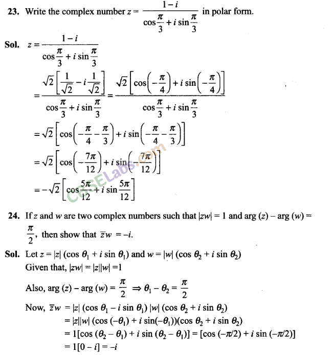 NCERT Exemplar Class 11 Maths Chapter 5 Complex Numbers and Quadratic Equations-22