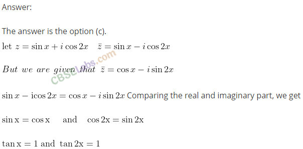 NCERT Exemplar Class 11 Maths Chapter 5 Complex Numbers and Quadratic Equations-43