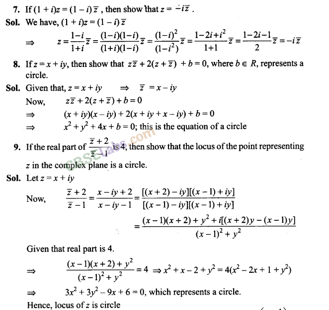 NCERT Exemplar Class 11 Maths Chapter 5 Complex Numbers and Quadratic Equations-2