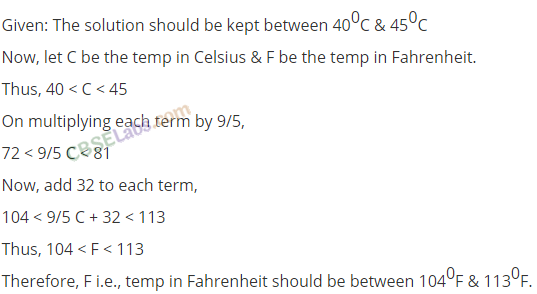 Extra Questions Of Linear Inequalities Class 11 NCERT