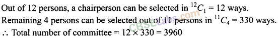 Permutation And Combination Class 11 Important Questions NCERT