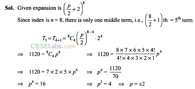 NCERT Exemplar Class 11 Maths Chapter 8 Binomial Theorem-14