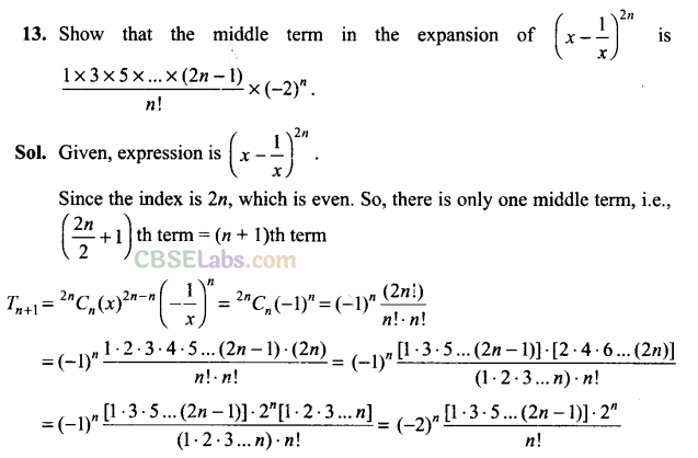 NCERT Exemplar Class 11 Maths Chapter 8 Binomial Theorem-15