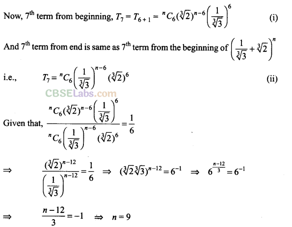 NCERT Exemplar Class 11 Maths Chapter 8 Binomial Theorem-17