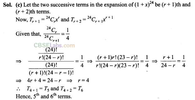 NCERT Exemplar Class 11 Maths Chapter 8 Binomial Theorem-24