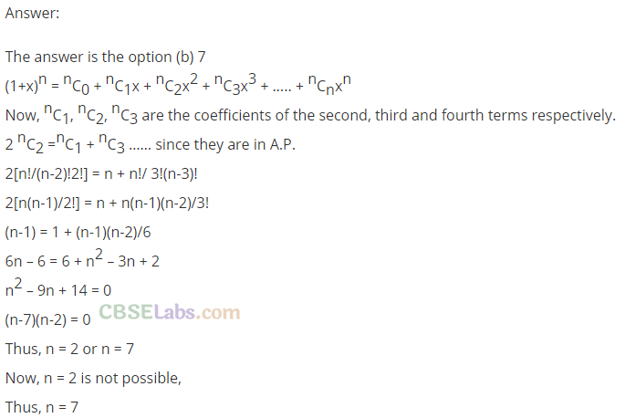 NCERT Exemplar Class 11 Maths Chapter 8 Binomial Theorem-27