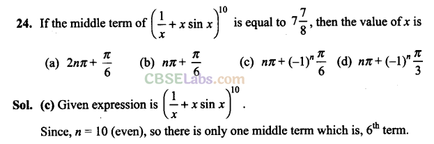 NCERT Exemplar Class 11 Maths Chapter 8 Binomial Theorem-29