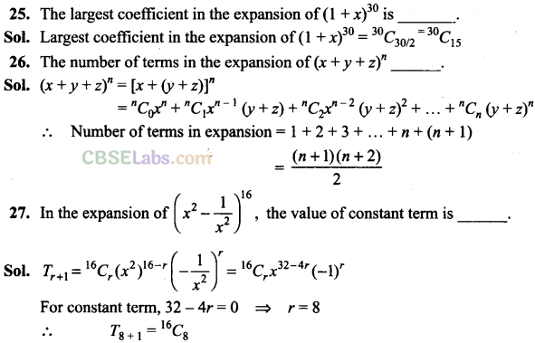 NCERT Exemplar Class 11 Maths Chapter 8 Binomial Theorem-31