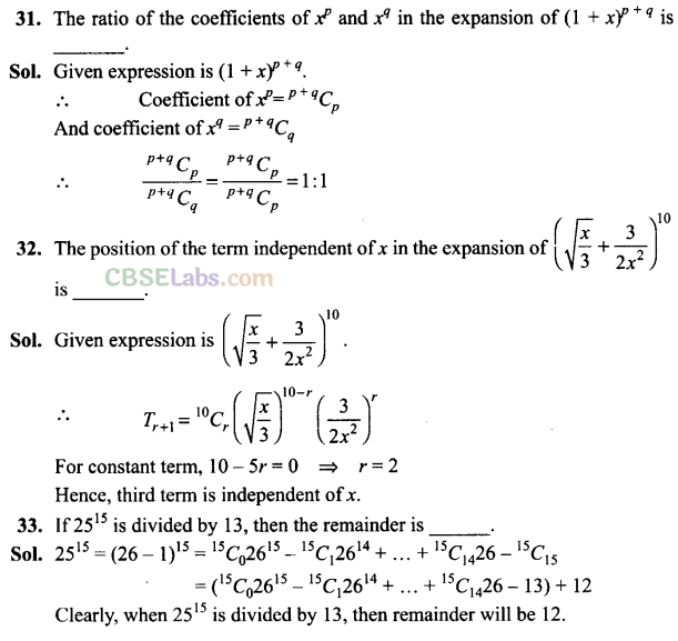 NCERT Exemplar Class 11 Maths Chapter 8 Binomial Theorem-34