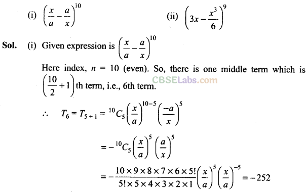 NCERT Exemplar Class 11 Maths Chapter 8 Binomial Theorem-6