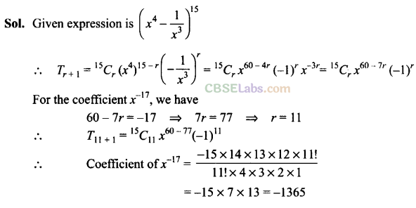 NCERT Exemplar Class 11 Maths Chapter 8 Binomial Theorem-9