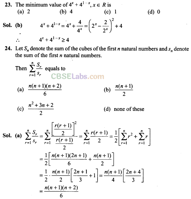 NCERT Exemplar Class 11 Maths Chapter 9 Sequence and Series-22