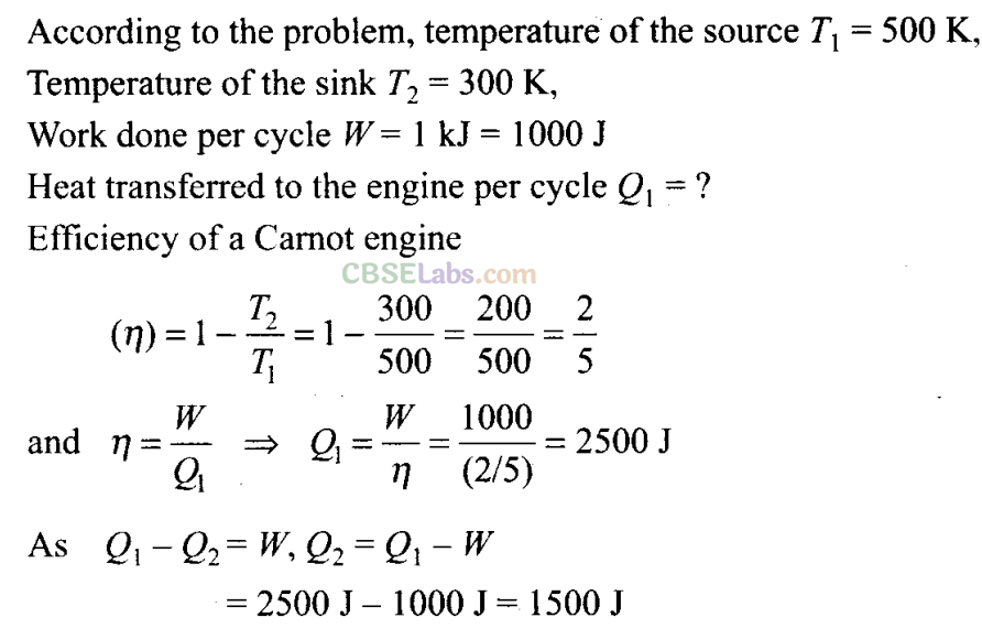 NCERT Exemplar Class 11 Physics Chapter 11 Thermodynamics-21