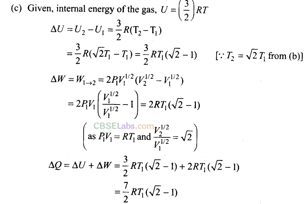 NCERT Exemplar Class 11 Physics Chapter 11 Thermodynamics-30