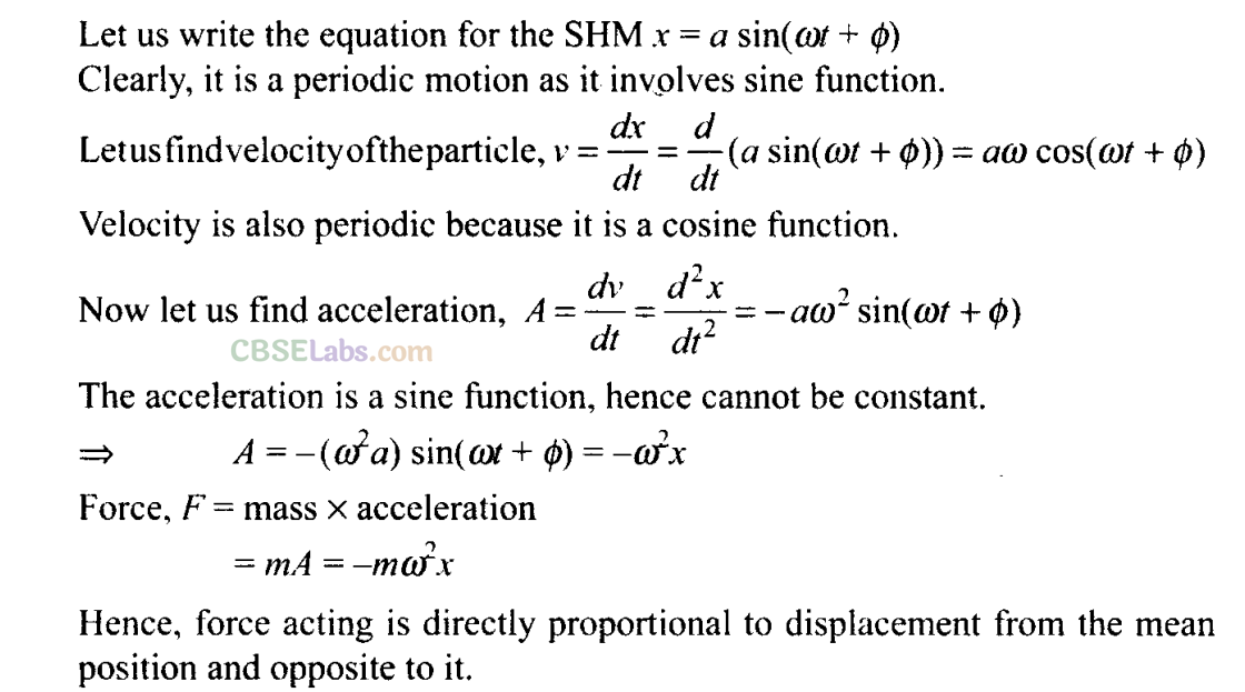 NCERT Exemplar Class 11 Physics Chapter 13 Oscillations-25