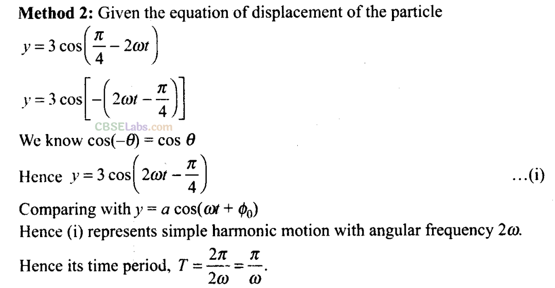 NCERT Exemplar Class 11 Physics Chapter 13 Oscillations-3