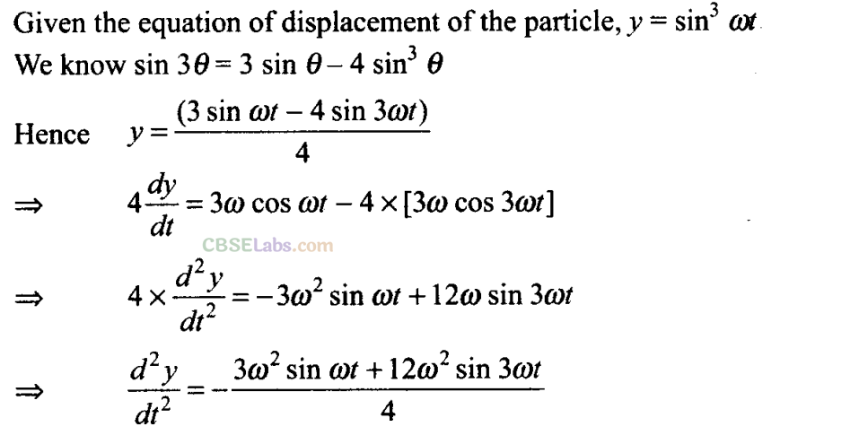 NCERT Exemplar Class 11 Physics Chapter 13 Oscillations-4