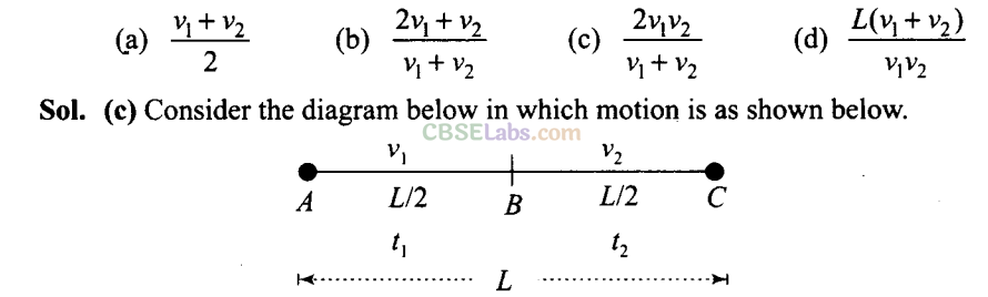 NCERT Exemplar Class 11 Physics Chapter 2 Motion in a Straight Line-4