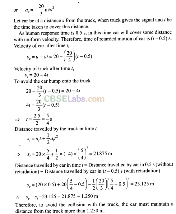 NCERT Exemplar Class 11 Physics Chapter 2 Motion in a Straight Line-45