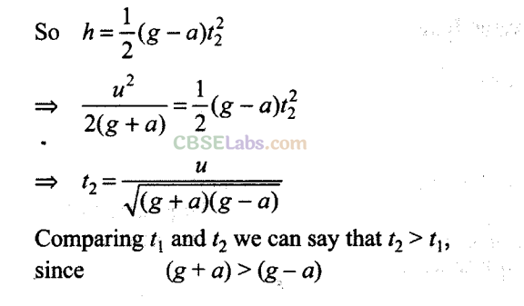 NCERT Exemplar Class 11 Physics Chapter 2 Motion in a Straight Line-52