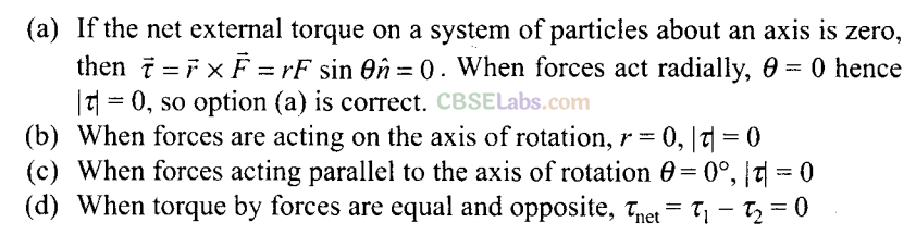 NCERT Exemplar Class 11 Physics Chapter 6 System of Particles and Rotational Motion-16