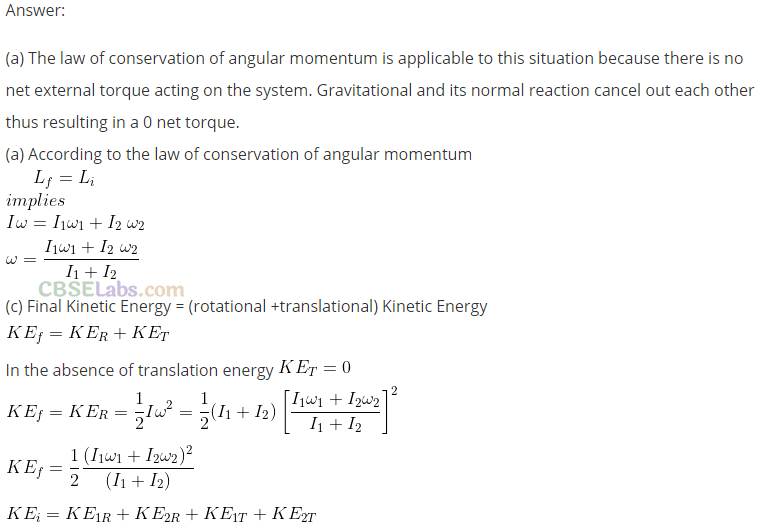 NCERT Exemplar Class 11 Physics Chapter 6 System of Particles and Rotational Motion-33