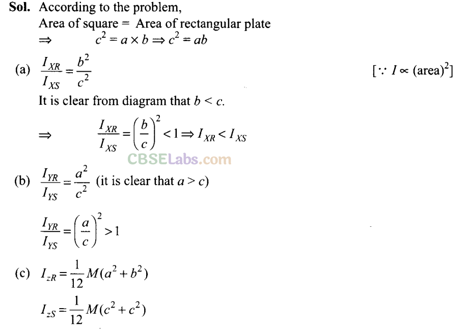 NCERT Exemplar Class 11 Physics Chapter 6 System of Particles and Rotational Motion-41
