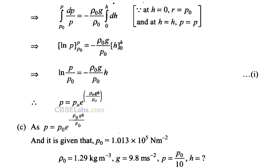 NCERT Exemplar Class 11 Physics Chapter 9 Mechanical Properties of Fluids-24