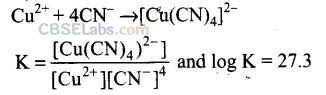 Coordination Compounds NCERT Exemplar Class 12