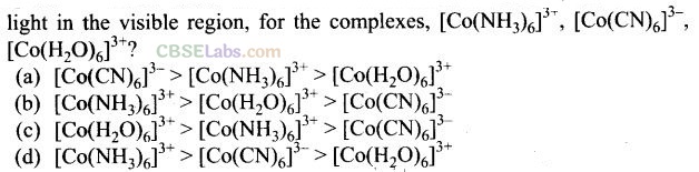 NCERT Exemplar Class 12 Chemistry Chapter 9 Coordination Compounds